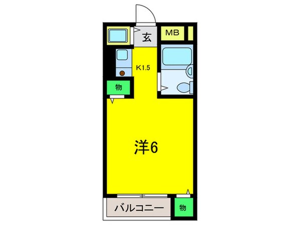 サニーコート新在家の物件間取画像